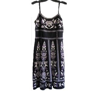 INC A-Line Embroidered Dress